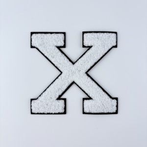 6.5'' Large <b>Letters</b> Chenille Embroidered <b>Iron</b> <b>on</b> Patch Applique Diy Name Badge Alphabet Patches <b>for</b> Kid <b>Clothing</b> Bag Accessories - Product Image 2