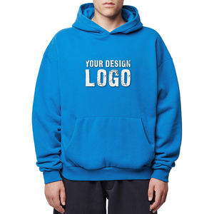 Sudadera con Capucha para Hombre, Estilo Casual, Holgada, con Hombros Caídos, Personalizable con MOQ Bajo, 100% Algodón, Gruesa, Talla Grande - Product Image 6