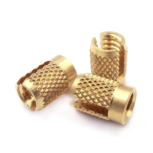 Chủ đề nội bộ tiêm đúc đồng Stud nóng chảy rãnh chéo có khía mở rộng Brass chèn Nut cho nhựa nhà ở - Product Image 1