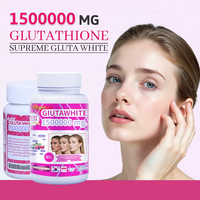 Capsules de glutathion végétaliennes à marque privée OEM/ODM, blanchiment de la peau, amélioration de l'immunité, complément alimentaire de qualité alimentaire pour adultes
