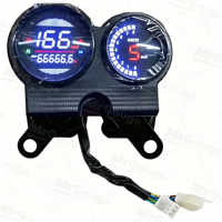 MrGauge Speedometer Odometer Tachometer GPS Navigasi Peta untuk Motor YAYE CBZ 125 AKT NKD125