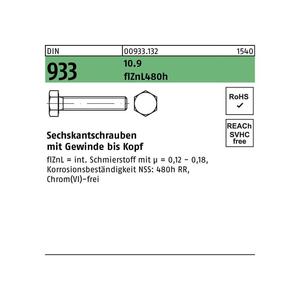 Tornillo hexagonal DIN 933x90mm - Product Image 1
