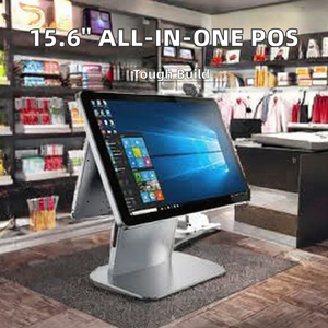 Système de point de vente tout-en-un personnalisé de 15,6 pouces sous Windows 10, caisse enregistreuse de point de vente avec processeur Intel I5, Bluetooth 5.2 et Wi-Fi 6 - Product Image 3