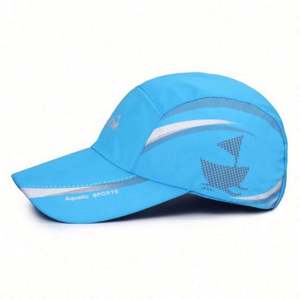 Gorra de Béisbol/Golf Deportiva de Verano, con Visera Curva, Ecológica, de Secado Rápido y Transpirable, con Logotipo Personalizado OEM de Fábrica, Impresa con Serigrafía - Product Image 4
