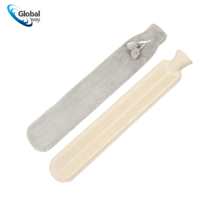 Bouteille d'eau chaude de <span class=keywords><strong>grande</strong></span> <span class=keywords><strong>taille</strong></span> avec ceinture longue-Sac en caoutchouc injectable avec couvercle moelleux détachable, chauffe-<span class=keywords><strong>taille</strong></span> de thérapie par la chaleur - Product Image 4
