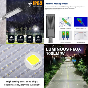 Đèn đường <span class=keywords><strong>LED</strong></span> ngoài trời IP65 giảm giá, công suất 30w 50w 100w 150w 200w, độ sáng cao 100lm - Product Image 3