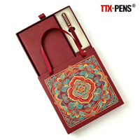 Ensemble stylo et carnet 2-en-1 personnalisable de haute qualité avec couverture en cuir – Cadeau d'entreprise pour promotions ou remise de diplôme