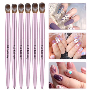 Pincel acrílico Kolinsky Sable, mango de Metal púrpura, tamaño 12 14 <span class=keywords><strong>2022</strong></span>, novedad de 1618, venta al por mayor - Product Image 4