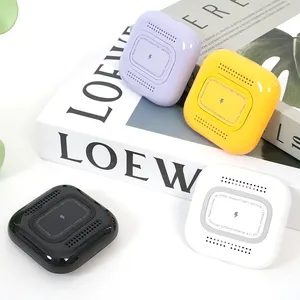 ABS Multi Color Square Shape 5W 10W 15W 2-in-1 Wireless Charger Phone Accessory Portable Wireless Charger For Iphone