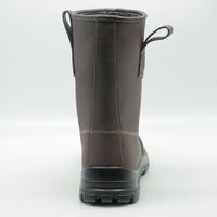 Chaussures de sécurité MaxiTough, protection de soudage, sécurité, cuir embossé, résistantes aux perforations, embout en acier, noir, bottes de sécurité pour la construction