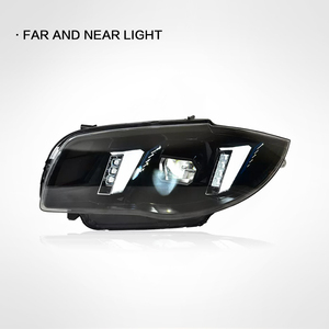 Feux de voiture pour BMW Série 1 <span class=keywords><strong>E87</strong></span>, phares LED 2004-2011, feux de jour à double LED, feux de route, pièce modifiée - Product Image 4