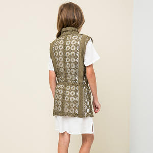 Produits les plus vendus 2017 : Vestes sans manches ajourées pour filles, importées de Chine - Product Image 2