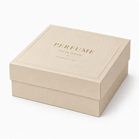 Boîtes rigides haut de gamme personnalisées en deux parties avec laminage mat et impression offset pour l'emballage de cadeaux de parfum