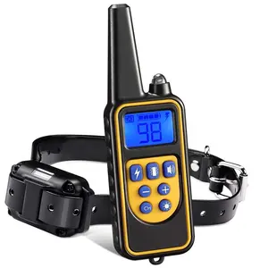 Elétrica Handheld Anti-latido Ferramenta Parar Barking Ultrasonic Pet Training Device Waterproof Dog Training Collar