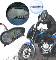 Harga pabrik meteran dasbor Digital sepeda motor Speedometer model 125 135 150 160 kondisi baru plastik