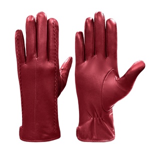<span class=keywords><strong>Gants</strong></span> en <span class=keywords><strong>cuir</strong></span> pour femmes, mode printemps-automne, coupe-vent, compatibles écran <span class=keywords><strong>tactile</strong></span>, pour le cyclisme, usage quotidien, conduite - Product Image 5