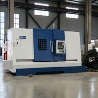 Tour CNC à banc incliné TCK63Y, axe Y, tourelle KND à 12 stations, portée de coupe 720 mm, 18,5 kW, pour le tournage d'arbres et de disques