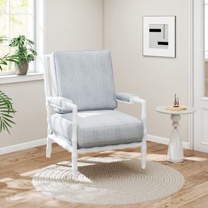 Modern Luxury Nordic Style Eco-Friendly Wood Single Arm Chair for Living Room Bedroom Dining Hall <b>Bar</b> Hotel Apartment - Product Image 5