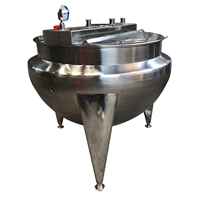 Huashang Custom Automatische Temperatuurgecontroleerde Verticale Jacket Kettle Stoomverwarmingskoker met Roerwerk Jacket Kettle