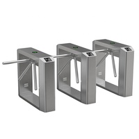 Porte automatique de systèmes de sécurité de barrière de tourniquet d'oscillation de lecteur de cartes d'IC/ID de porte de contrôle d'accès