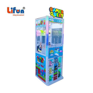 آلة رافعة قطيفة صغيرة داخلية تعمل بقطع النقود المعدنية مع دمى سلسلة مفاتيح صغيرة للبيع في المركز التجاري - Product Image 2