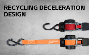 4 Pak 1760lbs 1 inci X 10 inci tali pengikat dapat ditarik otomatis - Product Image 3