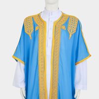 Vêtements islamiques pour hommes marocains personnalisés en gros CCY, Jubbah brodée, vêtements arabes saoudiens, Abaya à rayures, vêtements pour hommes de Dubaï