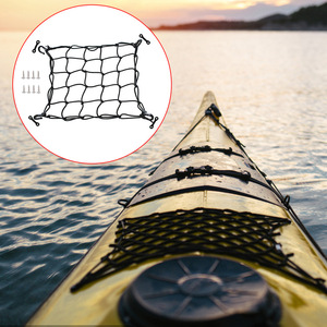 Storage <b>Bag</b> Rectangle Hook Type Heavy Duty Fabric <b>Net</b> For Kayak Paddle Board Surfboard Travel Outdoor Storage - Product Image 3