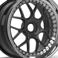 Jantes forgées 2 pièces T6061 16-22 pouces personnalisées noires adaptées aux voitures de luxe BMW Benz Audi Jantes en alliage d'aluminium sur mesure