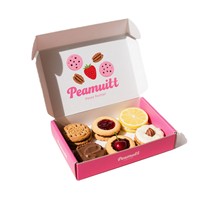 Boîtes à biscuits en papier recyclables de qualité alimentaire avec motif personnalisé, emballage cadeau pour macarons et desserts de boulangerie, boîte cadeau pour envoi postal