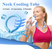 2025 été chaud Portable ventilateur de refroidissement Gel froid sac de glace froid cou anneau portable extérieur haute température refroidissement corps Cool