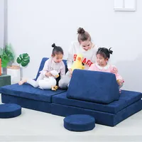 SAIEN-sofá Modular Popular de espuma para niños, juego divertido, sala de juegos, sofá, cojín