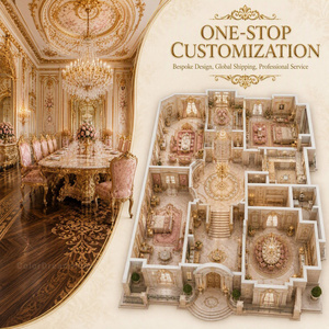 Service de rendu 3D pour la conception d'intérieur de <span class=keywords><strong>maison</strong></span> personnalisée, solution de rénovation de manoir de style <span class=keywords><strong>rococo</strong></span> français - Product Image 3