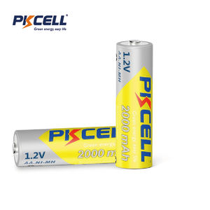 מציא סוללות נטענות דומות למכירה חמה, שטוחות, גבוהות, <span class=keywords><strong>1.2V</strong></span> NiMH, חבילת סוללות <span class=keywords><strong>Ni</strong></span>-<span class=keywords><strong>MH</strong></span> <span class=keywords><strong>1.2V</strong></span> AA 2000mAh - Product Image 2