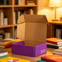 Boîtes en carton ondulé, boîtes d'expédition en papier, boîtes d'emballage pour envoi postal, adaptées aux vêtements, aux chapeaux, aux chemises, boîte d'expédition personnalisée imprimée