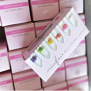 <span class=keywords><strong>Baume</strong></span> à lèvres Emaymei 6 fleurs, rouge à lèvres gelée, stick minéral, rouge à lèvres changeant de couleur, soin des lèvres transparent naturel, réparation, imperméable - Product Image 3