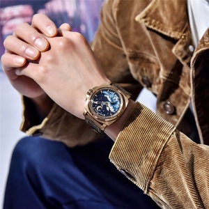PAGANI DESIGN YS014 New <b>Automatic</b> Mechanical Wristwatch NH35A Wave Map Watch Sapphire Waterproof Stainless Steel Watch for Men - Product Image 6