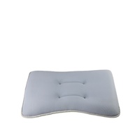 Coussin de soutien cervical pour adulte, forme cale, à ondulations, avec refroidissement électrique, personnalisable, en tissu maille aérée sandwich 3D 4D