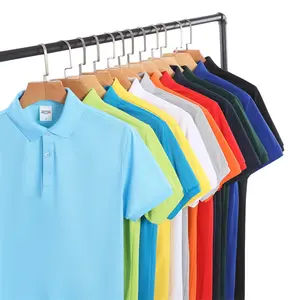 폴로 셔츠 사용자 정의 인쇄 코튼 티셔츠 100% 코튼 빈 남성과 여성 폴로 조끼 맞춤형 남성 조끼 티셔츠