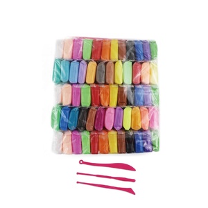 Bán Buôn Giá Chất Lượng Cao 36 Màu Sắc Mềm Mại Siêu Ánh Sáng Đất Sét Mô Hình Không Khí Khô <span class=keywords><strong>Polymer</strong></span> Đất Sét Cho DIY Handmade Đồ Chơi - Product Image 4