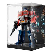 Boîte de présentation en acrylique transparente personnalisable en gros pour figurines, étui de rangement anti-poussière pour modèles de collection et cadeaux