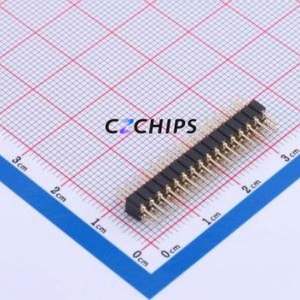 PZ200-2-16-Z-C Pin Header Through hole Component (THT),P=2mm Connector 2x16P 2mm 2mm Round Pin - Product Image 1