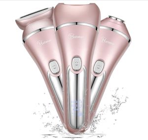 Rasoir électrique pour femmes épilateur pour <span class=keywords><strong>femme</strong></span>, kit d'épilation indolore pour visage, <span class=keywords><strong>menton</strong></span>, bras, jambe, aisselles, bikini, tondeuse - Product Image 6