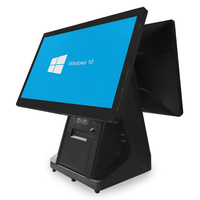 Caja Registradora Táctil Todo en Uno Inteligente de 15.6 Pulgadas, Personalizada y Económica de Fábrica, para Punto de Venta Minorista, Multi-OS, Wi-Fi 6