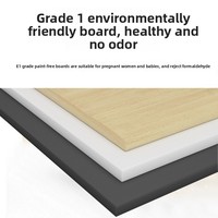 Bureau d'ordinateur en bois avec bibliothèque d'angle intégrée, design tout-en-un, surface en panneau à base de bois pour la maison, la chambre, le bureau d'étudiant