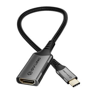 Adaptateur SYONG USB-C vers <span class=keywords><strong>HDMI</strong></span> 8K, câble Type-C mâle vers <span class=keywords><strong>HDMI</strong></span> 2.1 femelle pour MacBook Pro/Air, iPad Pro, XPS, S22, <span class=keywords><strong>iPhone</strong></span> série 17 - Product Image 1