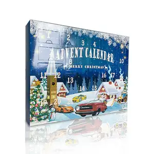 Großhandel leere Advents kalender Box für Geschenk verpackung Schokolade Geschenk boxen für Weihnachten