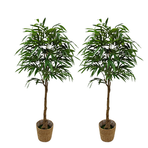 JINCHEN ARTS Árbol de <span class=keywords><strong>mango</strong></span> simulado Estilo rural Árbol <span class=keywords><strong>frutal</strong></span> Planta artificial Alambre de hierro de plástico 120cm Decoración de centro comercial - Product Image 5