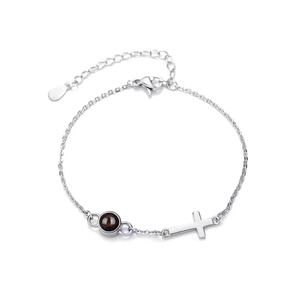 سوار عرض متقاطع مع سوار بألوان خاصة سوار من الفولاذ المقاوم للصدأ مخصص - Product Image 1