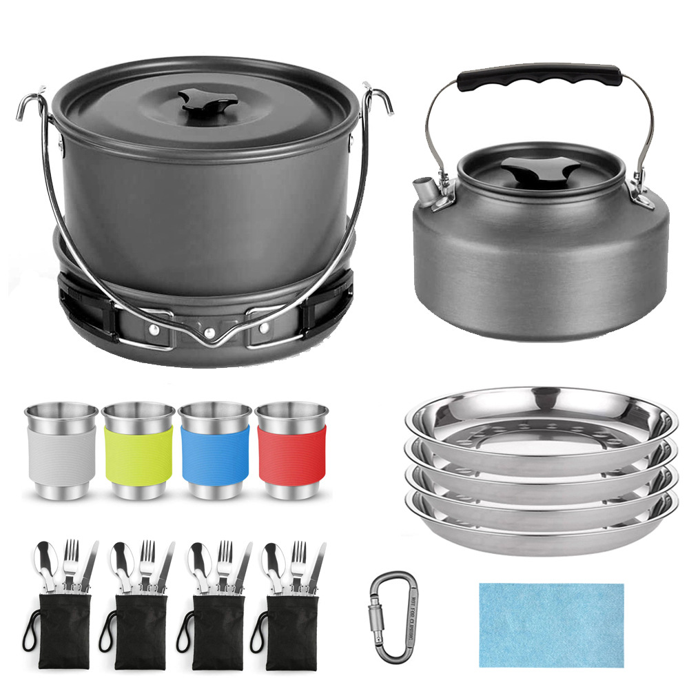 Soucoupe profonde noire pour 4 personnes, théière 1,1 L